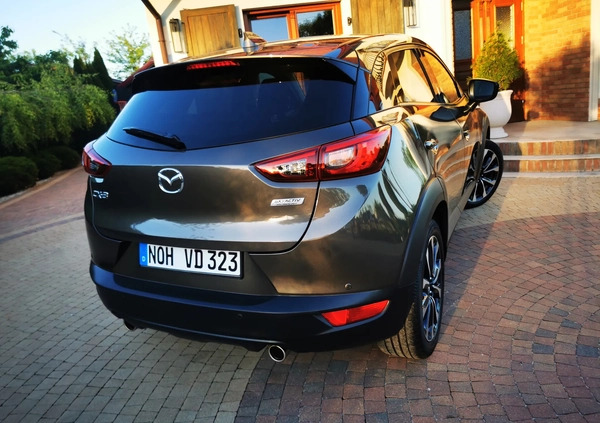 Mazda CX-3 cena 59900 przebieg: 169000, rok produkcji 2019 z Gorlice małe 277